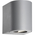 Nordlux - LED-ulkoseinävalaisin CANTO 2xLED/5,5W/230V IP44 harmaa