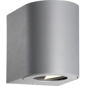 Nordlux - LED-ulkoseinävalaisin CANTO 2xLED/5,5W/230V IP44 harmaa