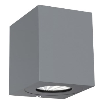 Nordlux - LED-ulkoseinävalaisin CANTO 2xLED/5W/230V IP44 harmaa