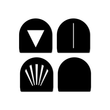 Nordlux - LED-ulkoseinävalaisin CANTO 2xLED/6W/230V IP44 musta