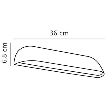 Nordlux - LED ulkoseinävalaisin FRONT LED/11W/230V IP44
