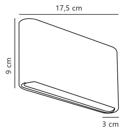 Nordlux - LED-ulkoseinävalaisin KINVER LED/8,5W/230V IP54 valkoinen
