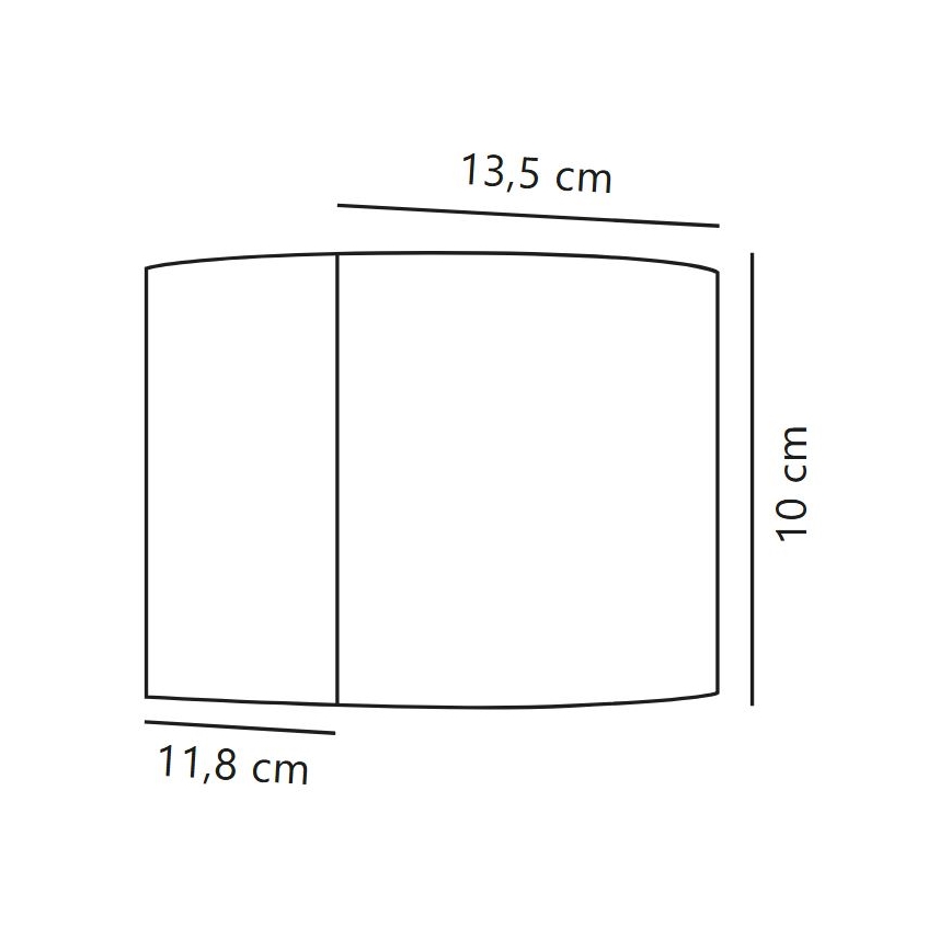 Nordlux - LED-ulkoseinävalaisin MILDA LED/4,9W/230V IP44 antrasiitti
