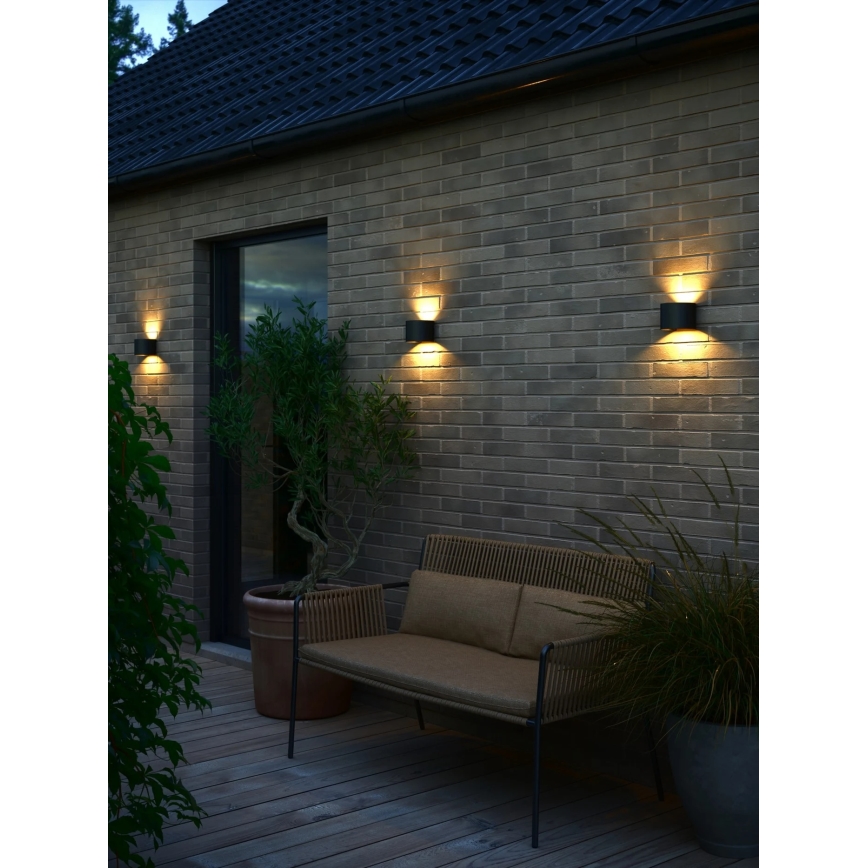 Nordlux - LED-ulkoseinävalaisin MILDA LED/4,9W/230V IP44 musta