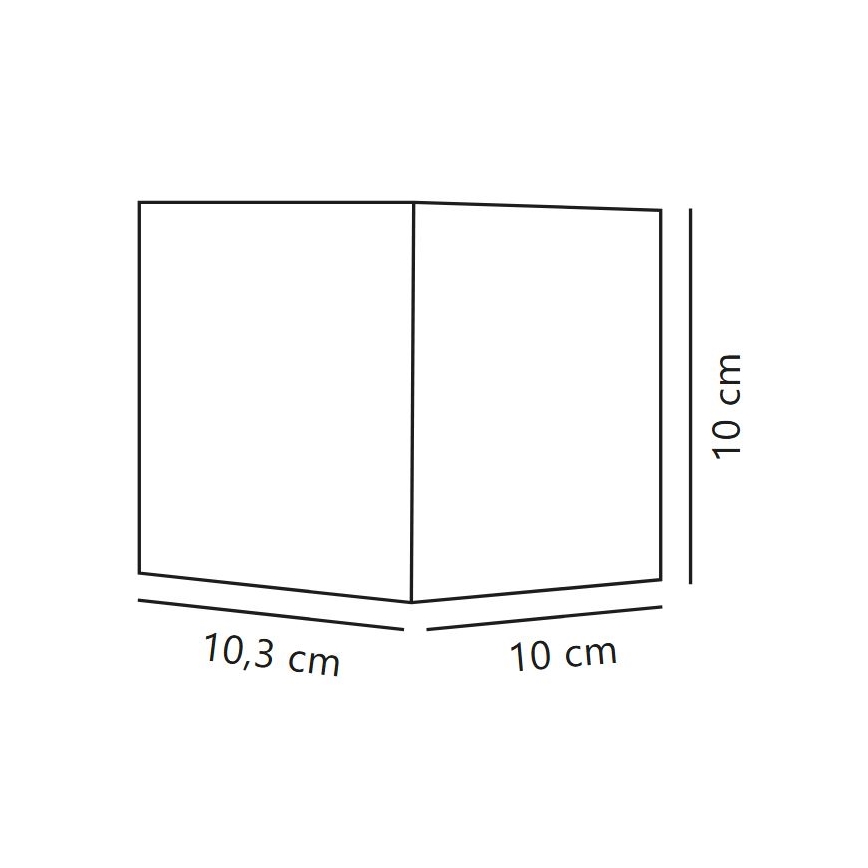 Nordlux - LED-ulkoseinävalaisin MILDA LED/4,9W/230V IP44 musta