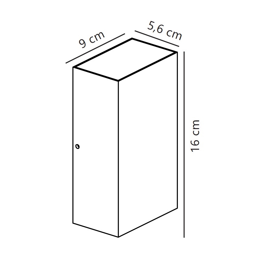 Nordlux - LED-ulkoseinävalaisin ROLD LED/10,5W/230V 3000K IP54 kerma