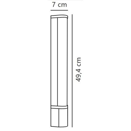 Nordlux - LED-alasvalaisin pistorasialla MALAIKA LED/6W/230V 3000K IP44 valkoinen