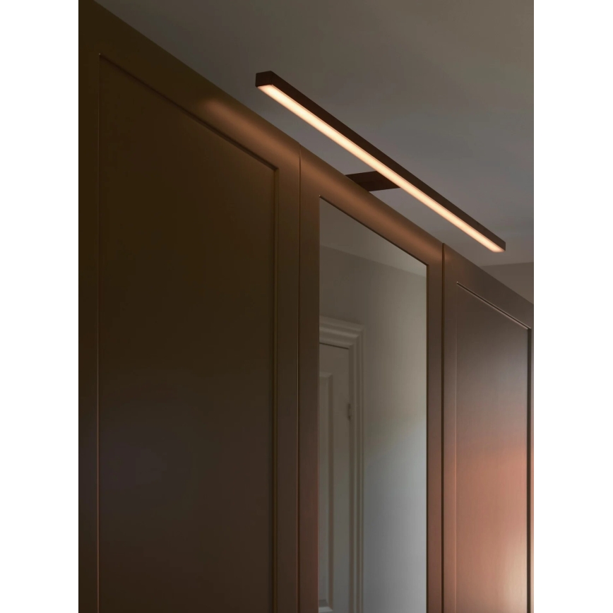 Nordlux - LED-peilivalon kylpyhuoneeseen MARLEE LED/11,5W/230V 3000K IP44 musta