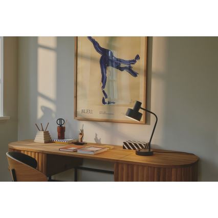 Nordlux - MATIS pöytälamppu 1xE27/15W/230V, musta