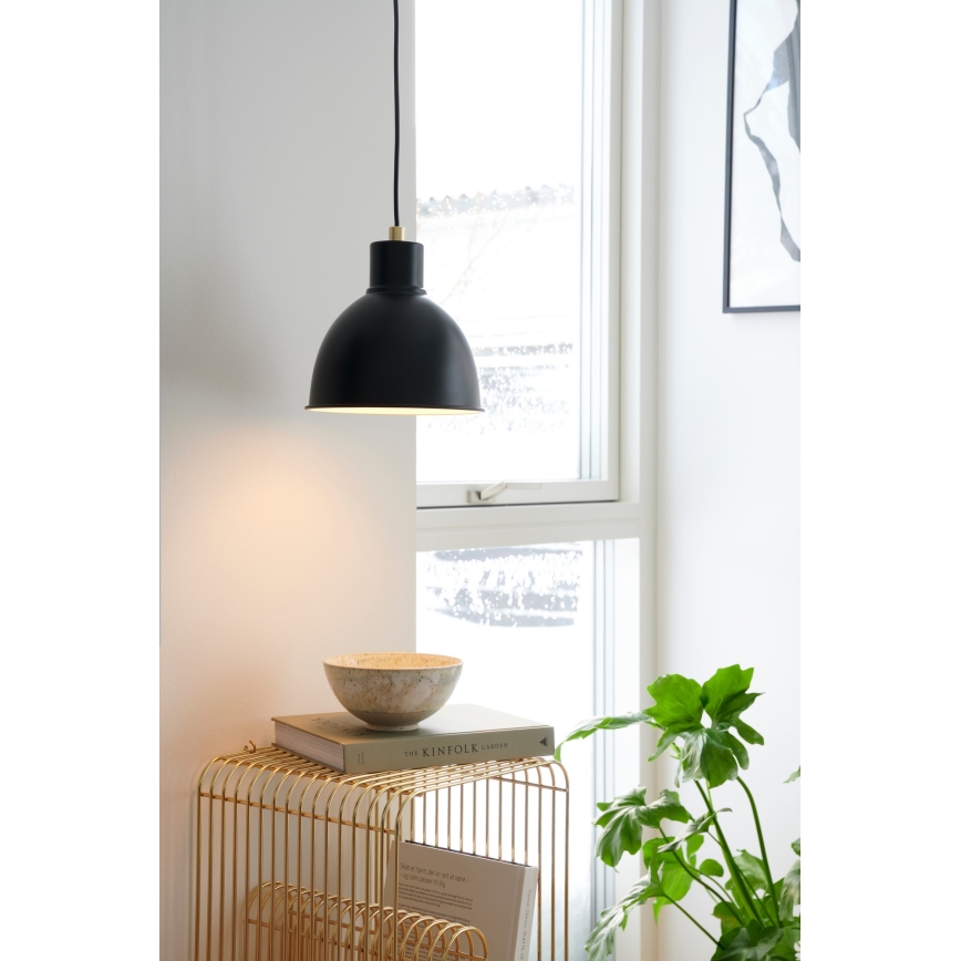 Nordlux - POP-riippuvalaisin kaapelilla 1xE27/40W/230V, musta