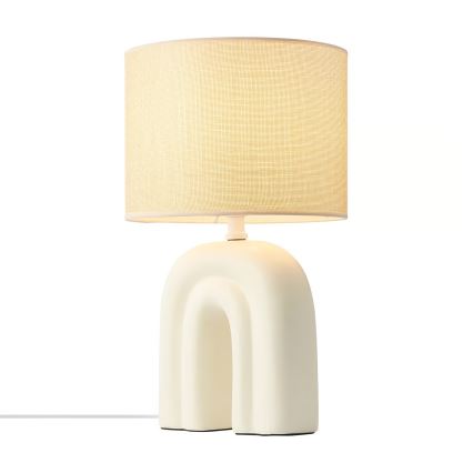 Nordlux - Pöytälamppu HAZE 1xE27/40W/230V beige