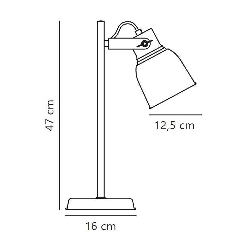 Nordlux - Pöytävalaisin ADRIAN 1xE27/25W/230V