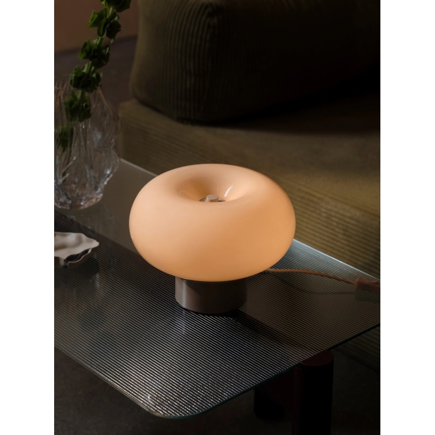 Nordlux - Pöytävalaisin MALTI 2xE27/10W/230V beige