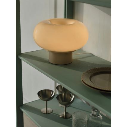 Nordlux - Pöytävalaisin MALTI 2xE27/10W/230V beige