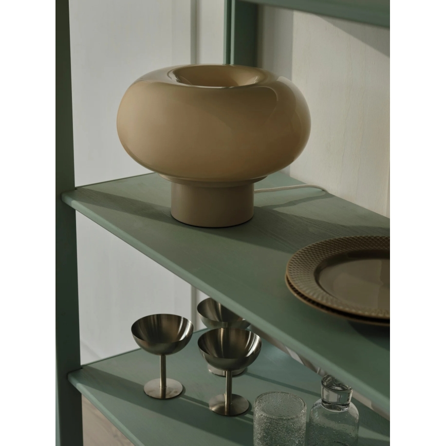 Nordlux - Pöytävalaisin MALTI 2xE27/10W/230V beige