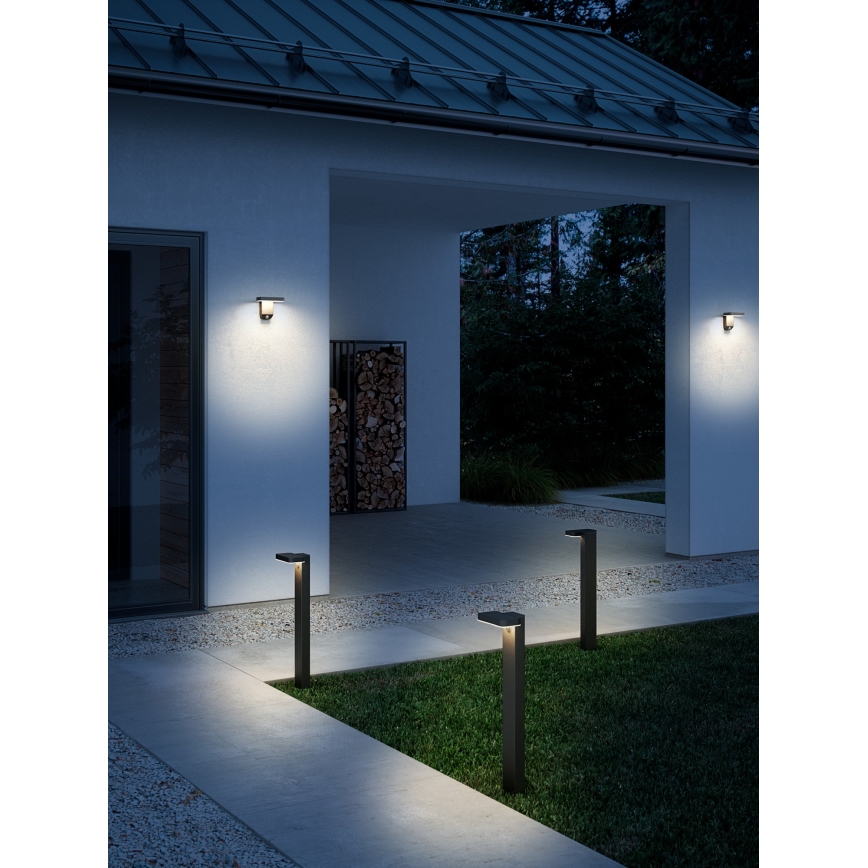 Nordlux - LED aurinkokennovalo liiketunnistimella RICA LED/5W/3,7V 2200 mAh IP44