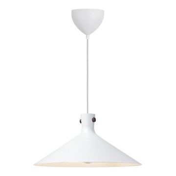 Nordlux - riippuvalaisin DORINA 1xE27/60W/230V valkoinen, halkaisija 45 cm