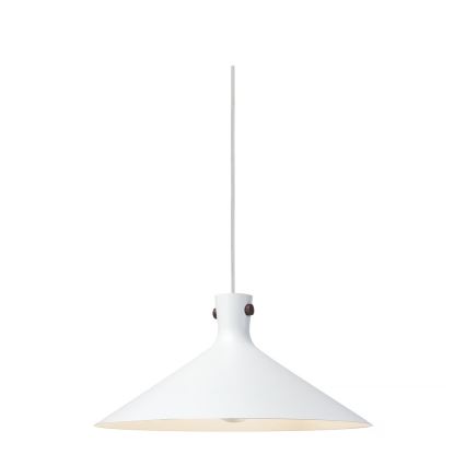 Nordlux - riippuvalaisin DORINA 1xE27/60W/230V valkoinen, halkaisija 45 cm