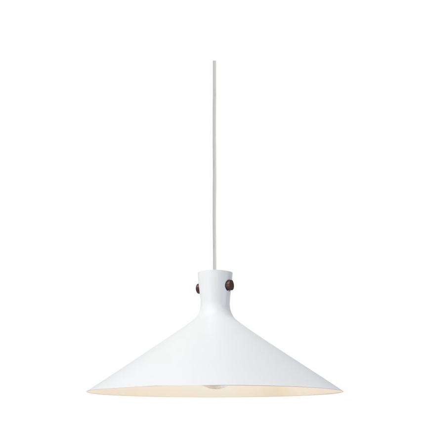 Nordlux - riippuvalaisin DORINA 1xE27/60W/230V valkoinen, halkaisija 45 cm