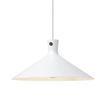 Nordlux - riippuvalaisin DORINA 1xE27/60W/230V valkoinen, halkaisija 45 cm