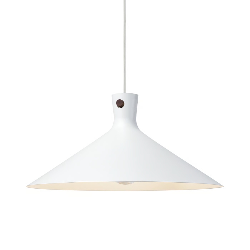 Nordlux - riippuvalaisin DORINA 1xE27/60W/230V valkoinen, halkaisija 45 cm