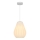Nordlux - Riippuvalaisin johdolla SALLINO 1xE27/15W/230V Ø 24 cm valkoinen