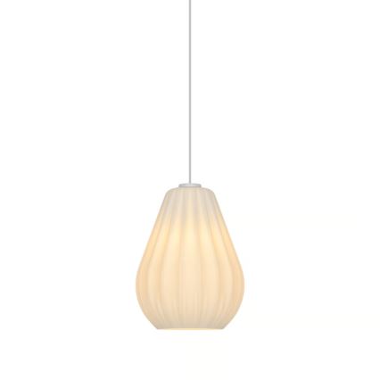 Nordlux - Riippuvalaisin johdolla SALLINO 1xE27/15W/230V Ø 24 cm valkoinen