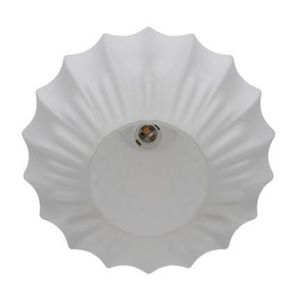 Nordlux - Riippuvalaisin johdolla SALLINO 1xE27/15W/230V Ø 24 cm valkoinen