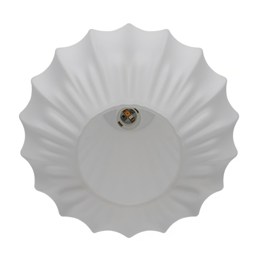 Nordlux - Riippuvalaisin johdolla SALLINO 1xE27/15W/230V Ø 24 cm valkoinen