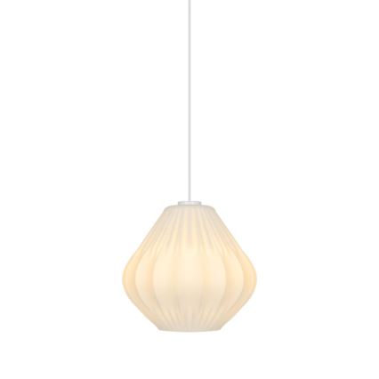 Nordlux - Riippuvalaisin kaapelilla MALUCA 1xE27/15W/230V Ø 29 cm valkoinen