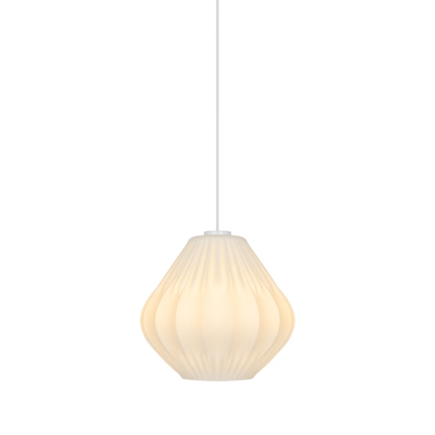 Nordlux - Riippuvalaisin kaapelilla MALUCA 1xE27/15W/230V Ø 29 cm valkoinen