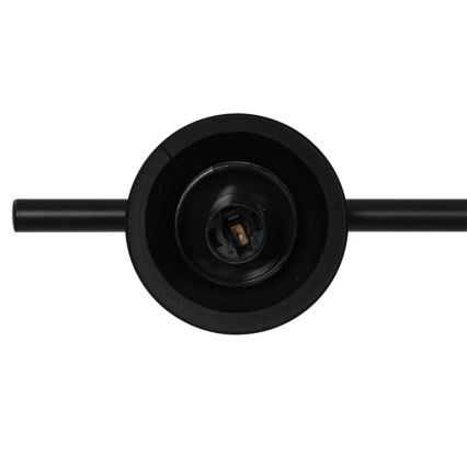 Nordlux - Riippuvalaisin LILLY 5xE14/10W/230V musta