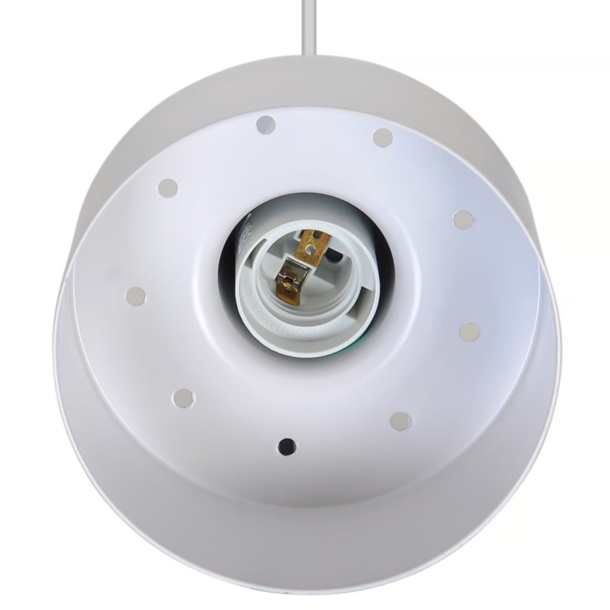 Nordlux - Riippuvalaisin MATIS 1xE27/40W/230V valkoinen