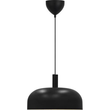 Nordlux - Riippuvalaisin SANDRO kaapelilla 1xE27/15W/230V Ø 40 cm musta