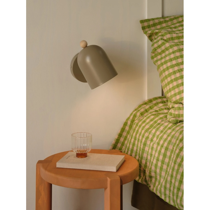 Nordlux - Seinäkiinnitteinen kohdevalaisin GASTON 1xE27/15W/230V beige