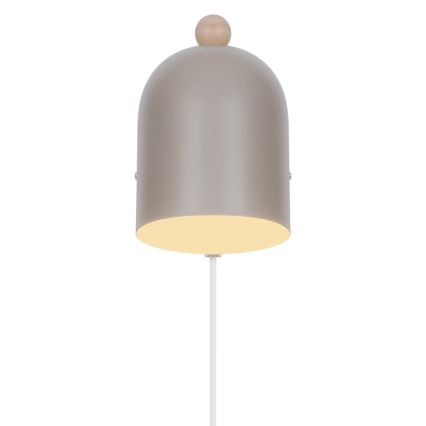 Nordlux - Seinäkiinnitteinen kohdevalaisin GASTON 1xE27/15W/230V beige