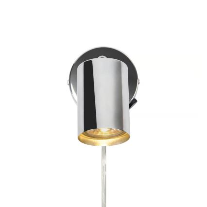 Nordlux - Seinäkohdevalo EXPLORE 1xGU10/7W/230V kiiltävä kromi