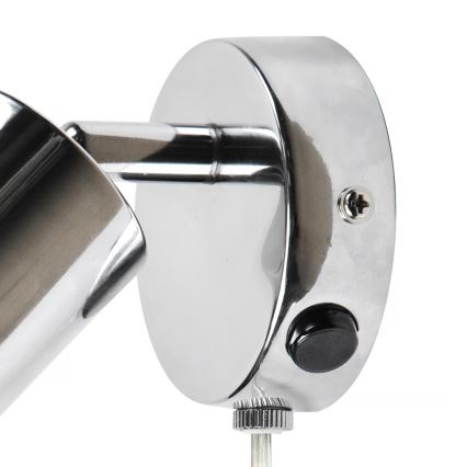 Nordlux - Seinäkohdevalo EXPLORE 1xGU10/7W/230V kiiltävä kromi