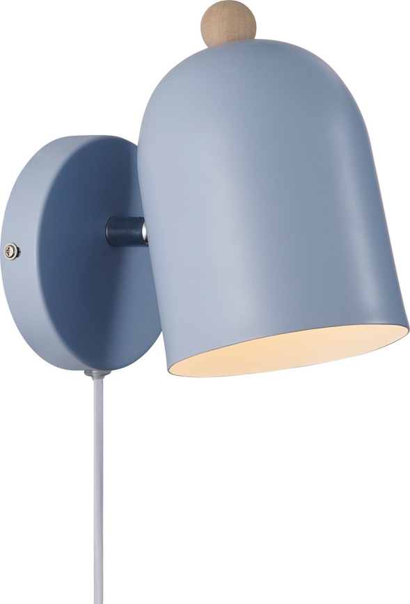 Nordlux - Seinäkohdevalo GASTON 1xE27/15W/230V sininen