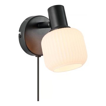 Nordlux - Seinäkohdevalo MILFORD 1xE14/10W/230V musta