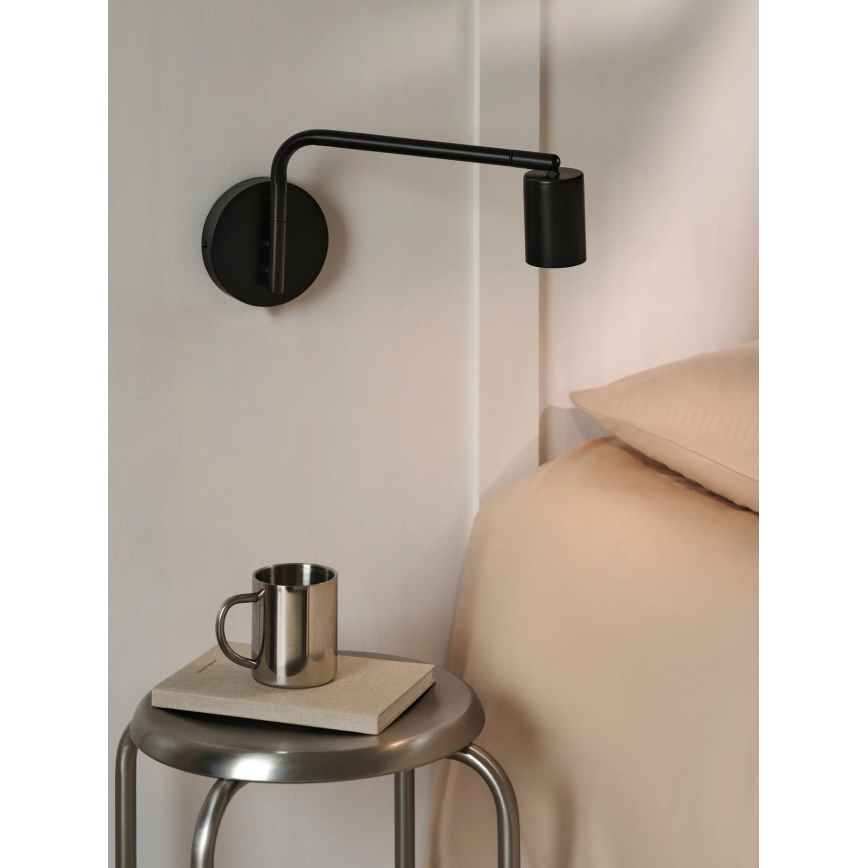 Nordlux - Seinäspotti EXPLORE 1xGU10/5W/230V musta