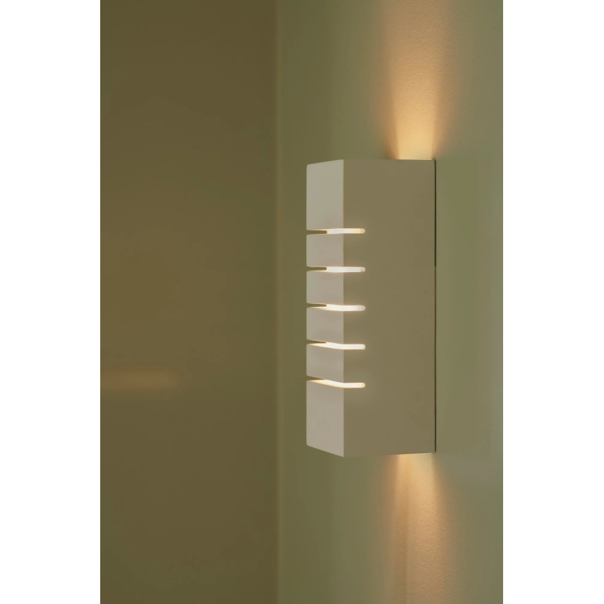 Nordlux - Seinävalaisin LANCIO 1xG9/5W/230V valkoinen