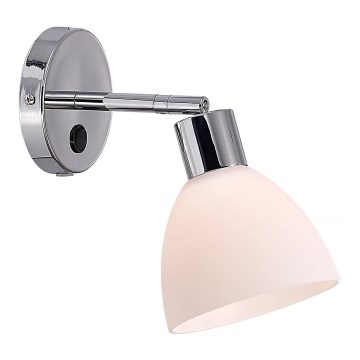 Nordlux - Seinävalaisin RAY 1xE14/25W/230V valkoinen