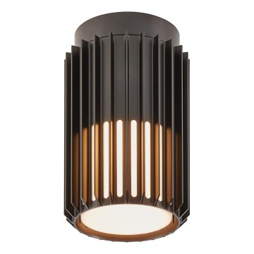 Nordlux - Ulkokattovalo ALUDRA 1xE27/15W/230V halkaisija 12,4 cm musta
