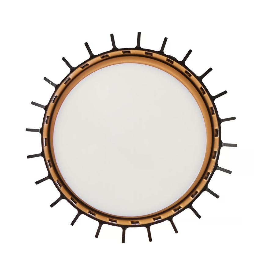 Nordlux - Ulkokattovalo ALUDRA 1xE27/15W/230V halkaisija 12,4 cm musta