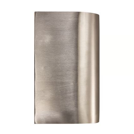 Nordlux - Ulkokäyttöinen seinävalaisin CANTO 2xGU10/28W/230V IP44 ruostumaton teräs