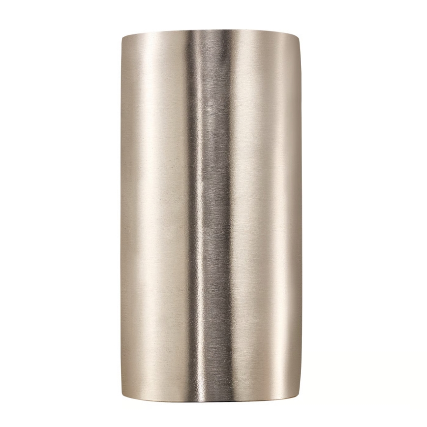 Nordlux - Ulkokäyttöinen seinävalaisin CANTO 2xGU10/28W/230V IP44 ruostumaton teräs