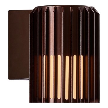 Nordlux - Ulkoseinävalaisin ALUDRA 1xE27/15W/230V ruskea