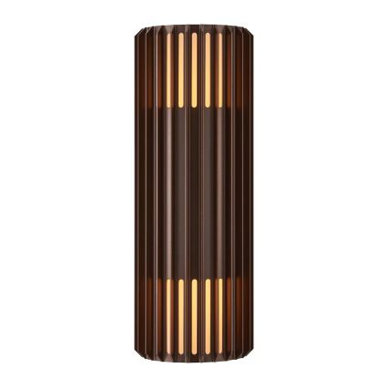 Nordlux - Ulkoseinävalaisin ALUDRA 2xE27/15W/230V IP54 ruskea