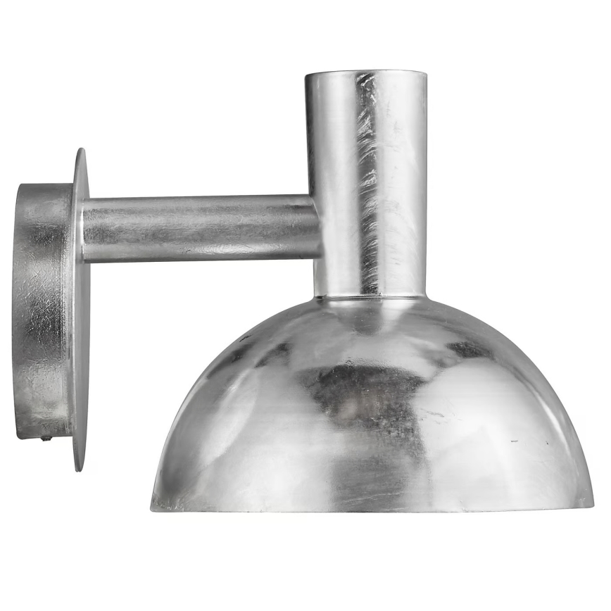 Nordlux - Ulkoseinävalaisin ARKI 1xE27/20W/230V IP54 hopea